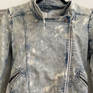 Iro Motorcycle Coat - Denim